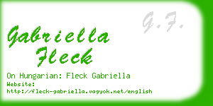 gabriella fleck business card